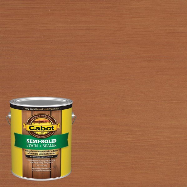 Cabot Semi-Solid Stain & Sealer Semi-Solid Tintable Redwood Oil-Based Deck and Siding Stain 1 gal 140.0001480.007